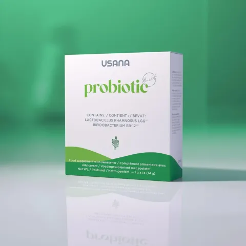 Confezione ufficiale di USANA Probiotic.