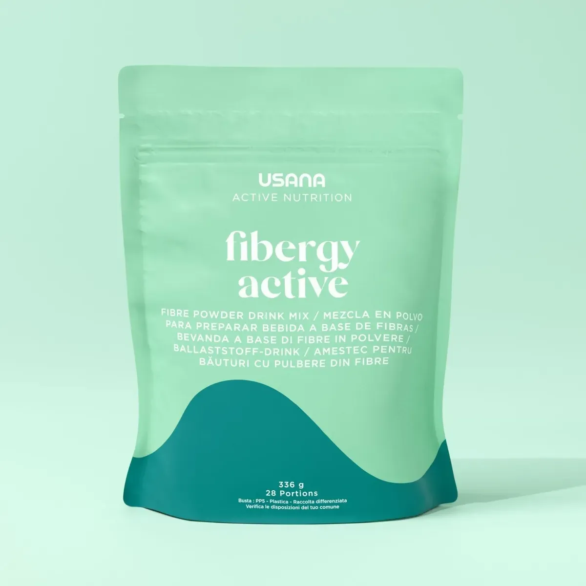 Confezione ufficiale di Fibergy Active.