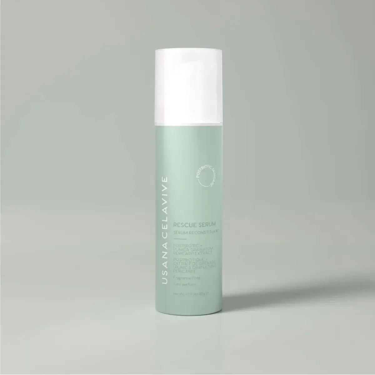 Confezione ufficiale di Postbiotic Rescue Serum Celavive.